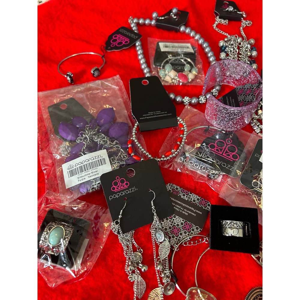 Jewelry Bulk Lot Mixed Multi  Necklace x 20 Earrings Bracelet Ring Paparazzi New